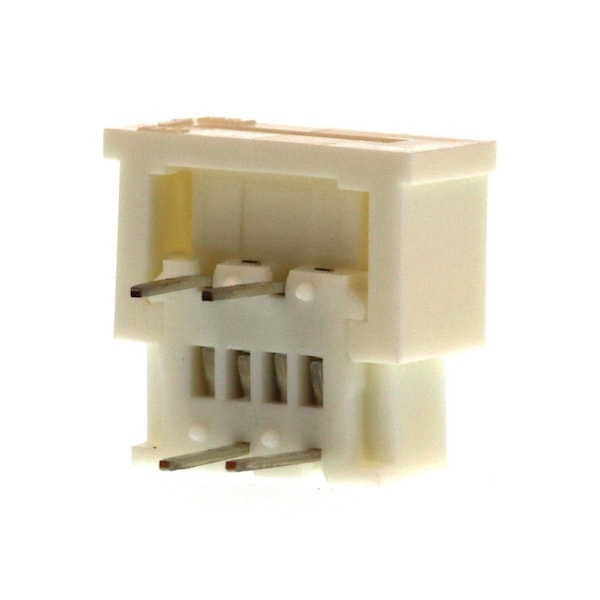 Molex Ffc/Fpc Connector, 4 Contact(S), 1 Row(S), Female, Right Angle, 0.049 Inch Pitch, Solder Terminal, 39532044 - main